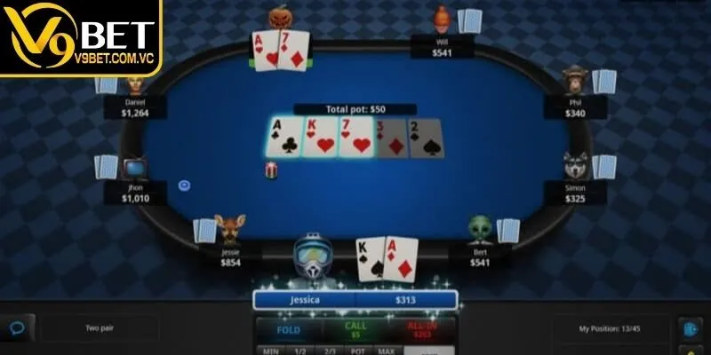 Poker Là Gì? - Khám Phá Cách Chơi Cơ Bản Tại Nhà Cái V9bet 2 Các vòng cược cơ bản